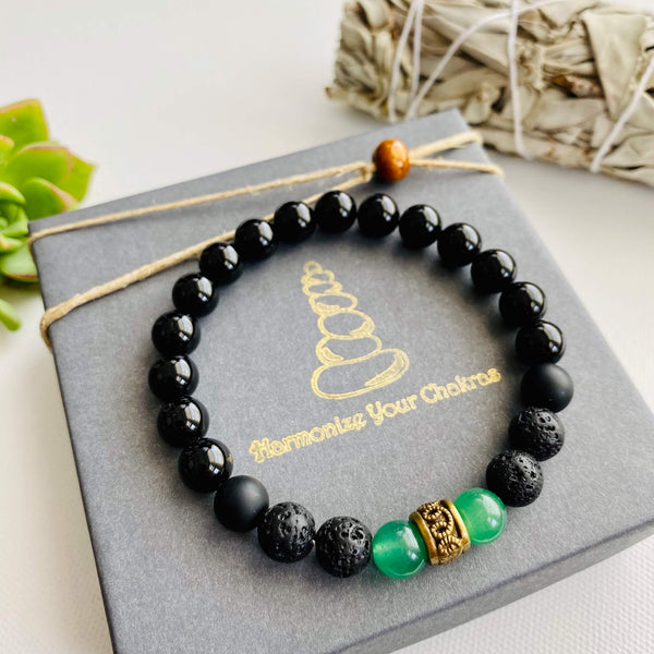 Buy Reiki Crystal Products Black Obsidian Certified Bracelet Round Bead 6  mm Bracelet for Reiki And Crystal Healing Online at Best Prices in India -  JioMart.
