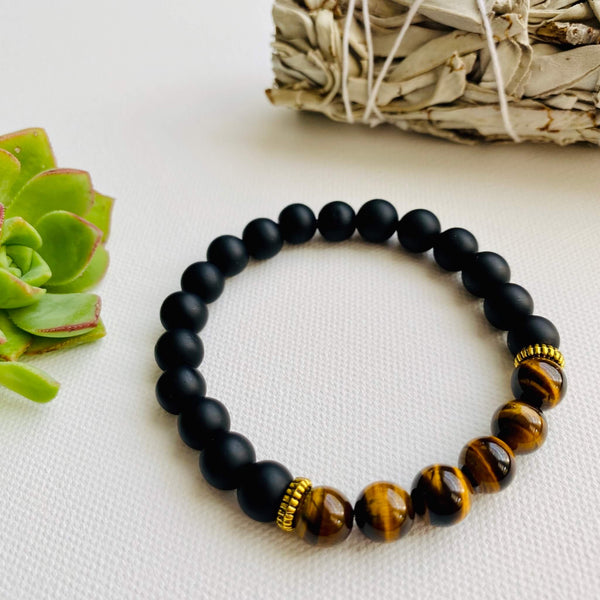 Black Onyx Stone Bracelet – Healing Stone